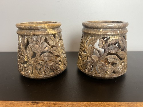 Yankee candle carved - yankee, soapstone